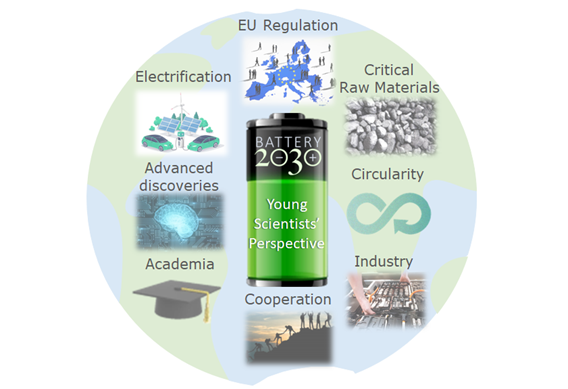 EU regulation, CRMs, circularity, industry, cooperation, academia, advanced discoveries and electrification: key aspects to take into account when managing batteries´ growth, according to european young scientists.